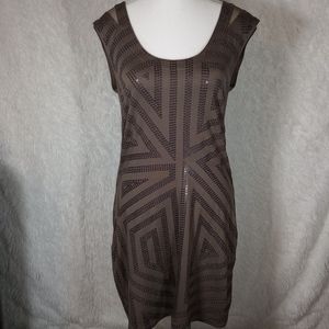 Express Mini Dress With Low Mesh Back Women's Size Medium
